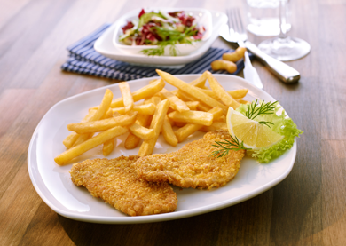 Cotoletta con patatine